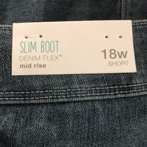 Maurice 18W short new jeans boot cut C0183